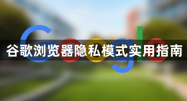 谷歌浏览器隐私模式实用指南1