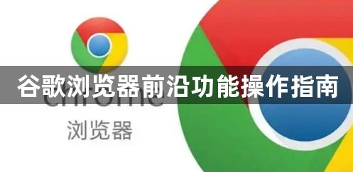 谷歌浏览器前沿功能操作指南1