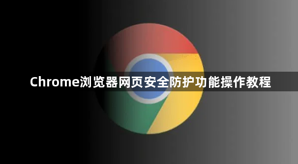 Chrome浏览器网页安全防护功能操作教程1