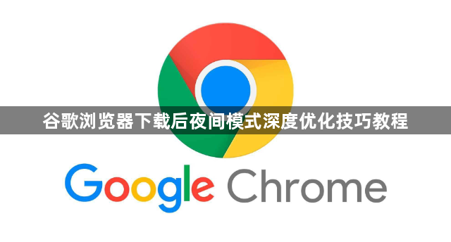 谷歌浏览器下载后夜间模式深度优化技巧教程1