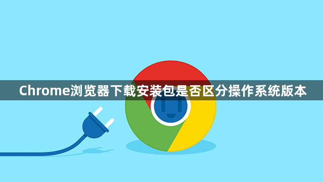 Chrome浏览器下载安装包是否区分操作系统版本1